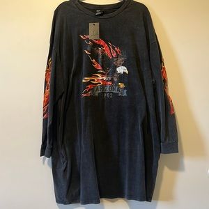 T-Shirt Dress Long Sleeve Casual